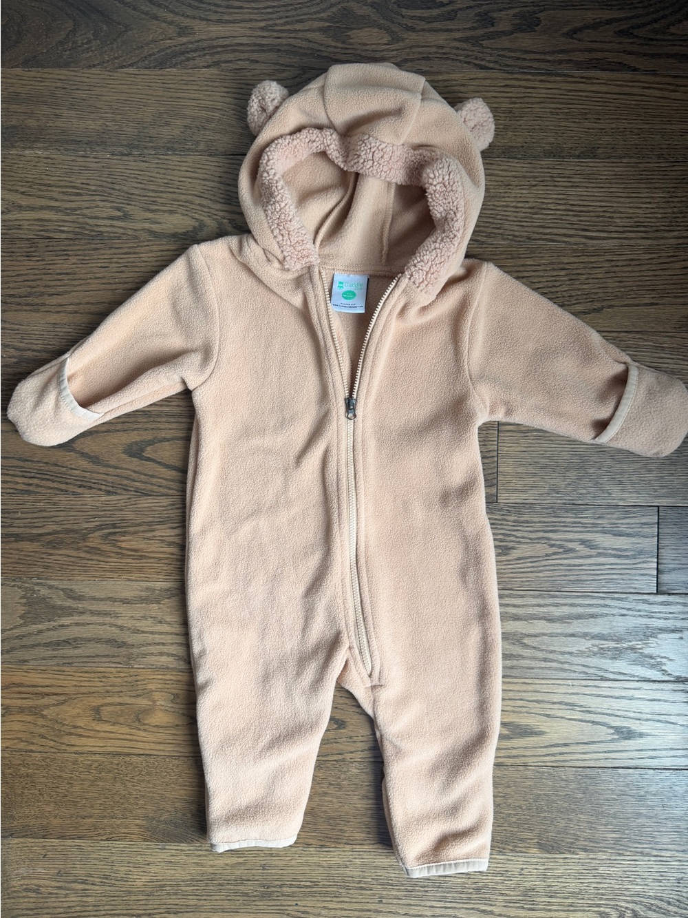 Cuddle Club Baby Bear Fleece Bunting Snowsuit 3–6 Months